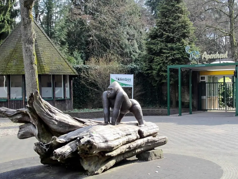 Winterheul in Apenheul in Apeldoorn
