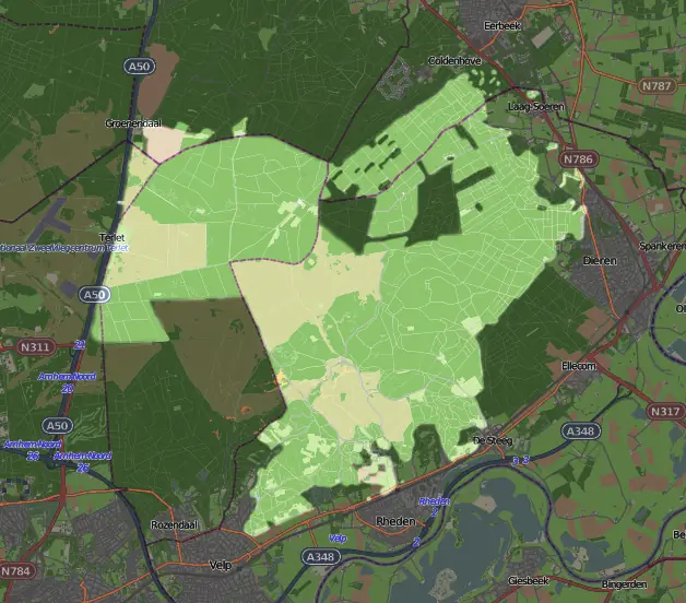 Nationaal Park Veluwezoom en Posbank in Rheden